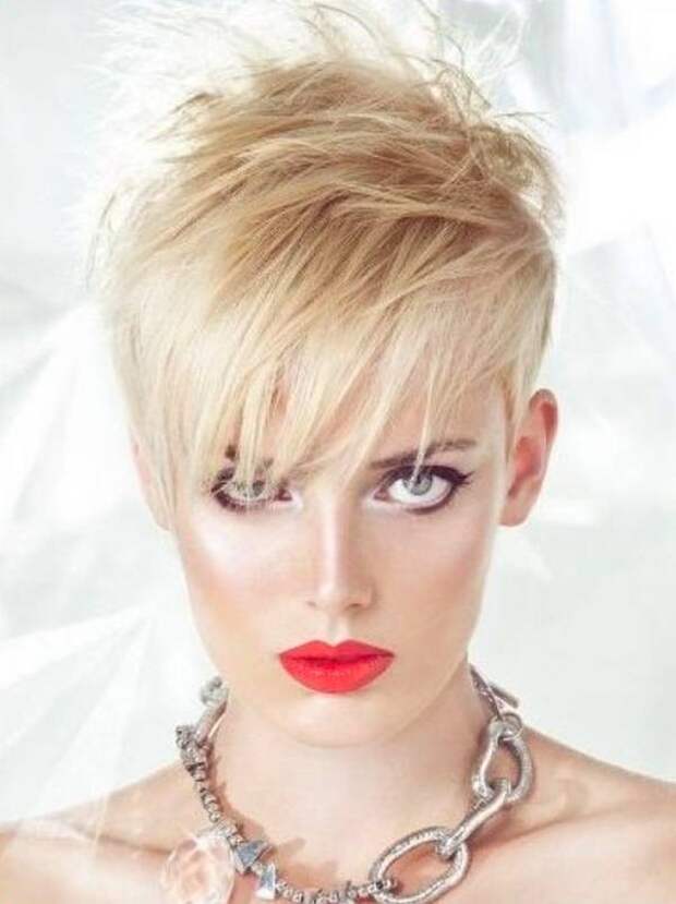Short Funky Hairstyles with medium length