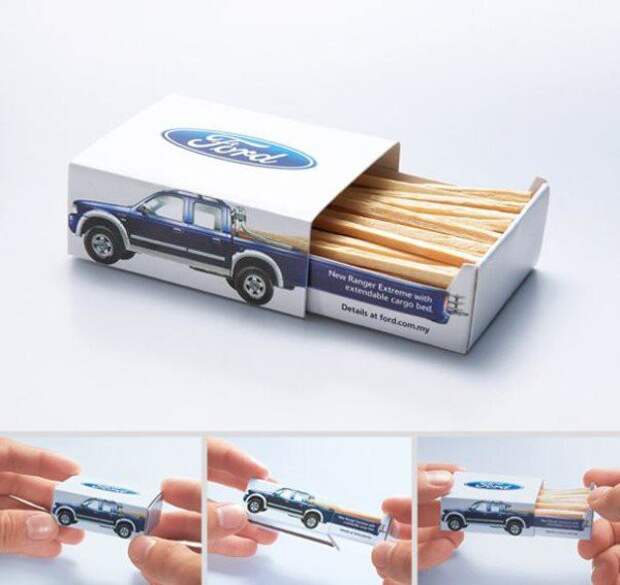 12. Спички Ford Ranger 12. Спички Ford Ranger дизайн, упаковка