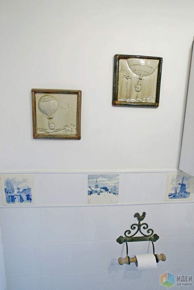 Ремонт ванной в старом фонде, ванная комната в голландском стиле