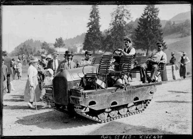 Секретные поездки на танках по Альпам в 1919 году