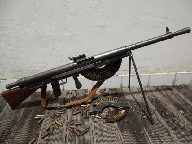 Ручной пулемет Chauchat C.S.R.G. Model 1915 (Франция) ПКТ, война, оружие, пулемет, факты