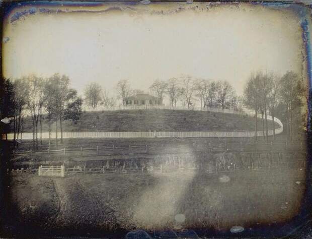Древнейшая из известных фотография Нью-Йорка - 1848 год. Дорога на переднем плане стала Бродвеем в 1899 году интересно, история, факты, фото