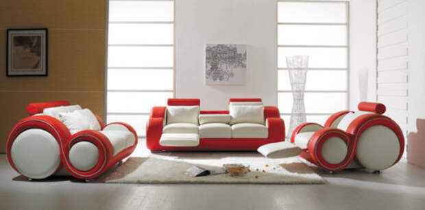 Итальянская мебель в стиле модерн 500x248 Дизайн гостиной в стиле модерн