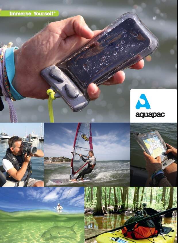 Aquapac - герметичные, водонепроницаемые чехлы, кошельки, сумки для защиты портативной техники и ценных вещей на отдыхе у воды, под водой и на природе