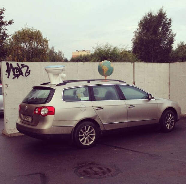 Месть автовладельцам, нарушающим ПДД