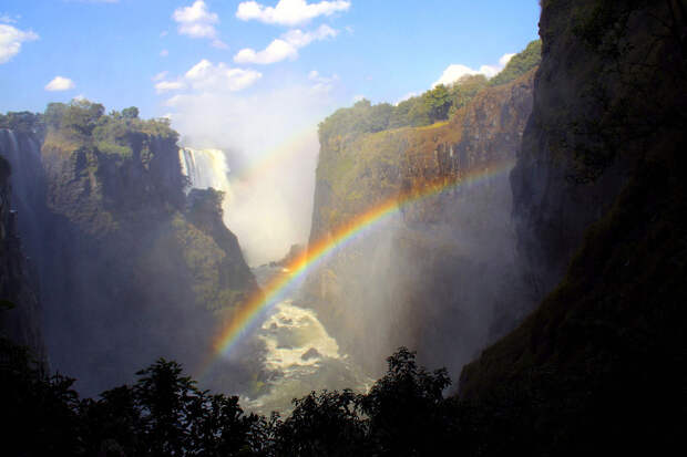 rainbow13 Радуга над самым большим водопадом в мире