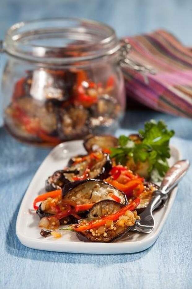 Пряные баклажаны с медом