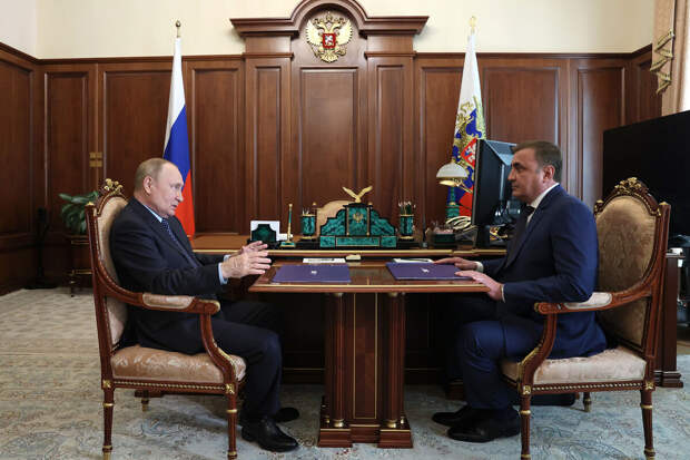 Путин на встрече с главой Тульской области Дюминым обсудил развитие региона