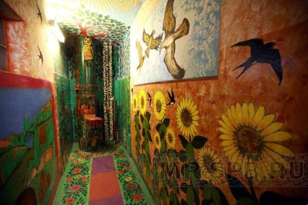 Красивые рисунки в подъезде Красивые рисунки в подъезде подъезд, рисунки, художник