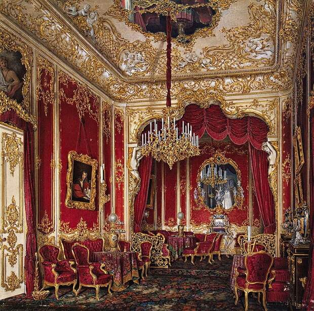 Э.П. Гау. Будуар императрицы Марии Александровны. 1861г.