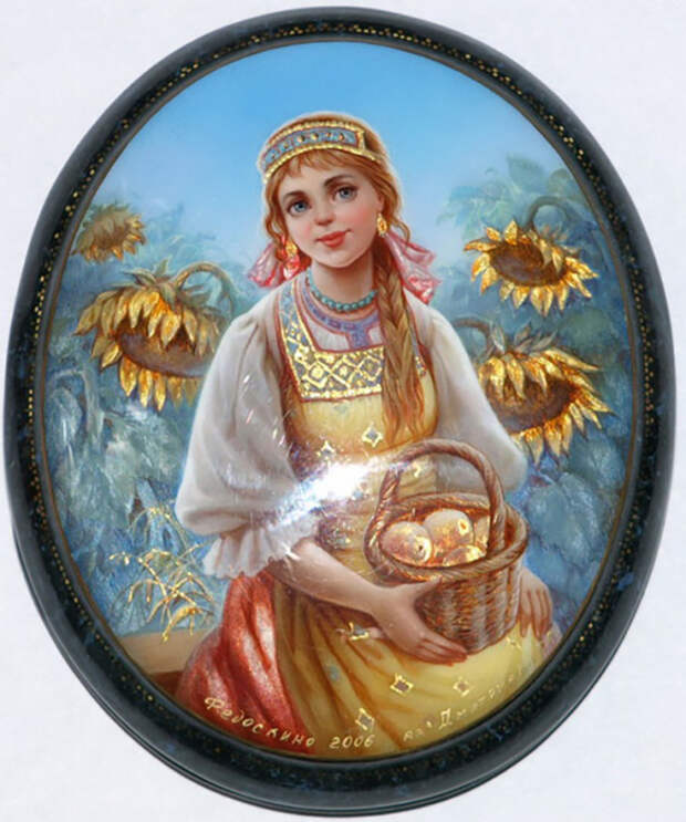 Миниатюра «Девушка», 2006 г. Миниатюра «Девушка», 2006 г.