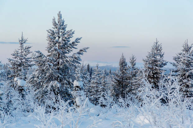 Финляндия. Снежные ландшафты