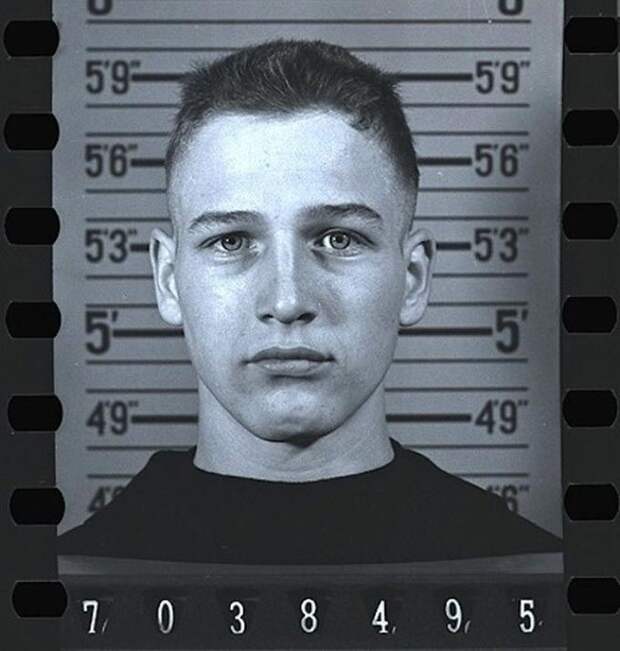 18-летний Пол Ньюман, магшот был сделан во время службы в военно-морском флоте, 1943 дети, известность, история, фото