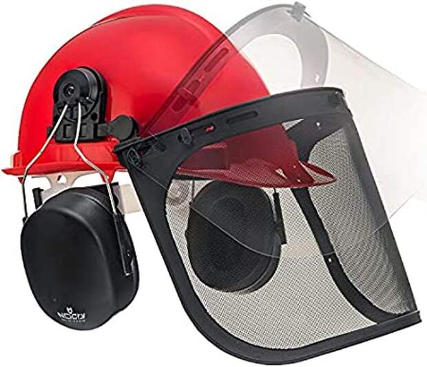 NoCry 6-in-1 Industrial Forestry Safety Helmet