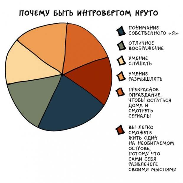 графики как понимать интровертов 
