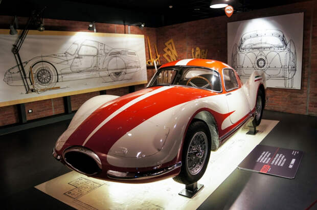 Прототип газотурбинного автомобиля Fiat 1954 fiat, газотурбинный двигатель, концепт, прототип, турбина