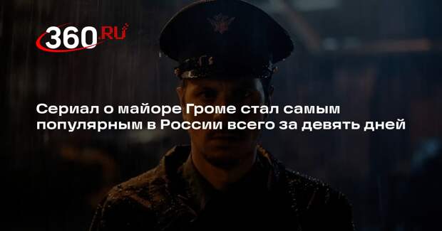 Сериал о майоре Громе стал самым популярным в России всего за девять дней
