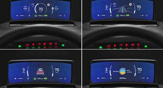 Hyundai заявил о разработке первого в мире «бескластерного HUD»