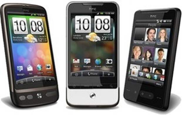 Линейка HTC 2010 года