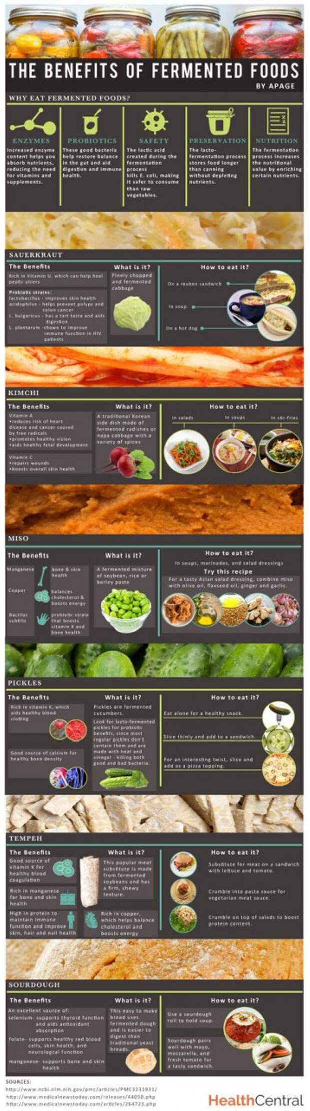 Add fermented foods to your diet.