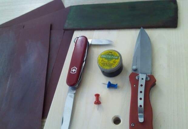 Заточка ножа до состояния бритвы (16 фото)
