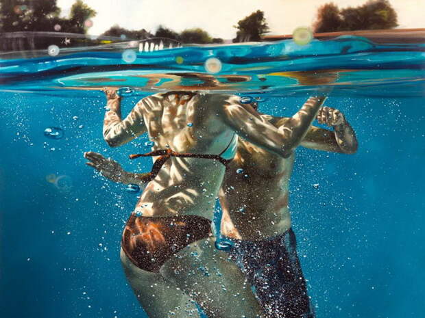Плавающие женщины: картины Eric Zener