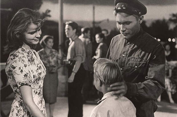 Тамара Семина и Василий Шукшин в фильме «Два Фёдора», 1958 год