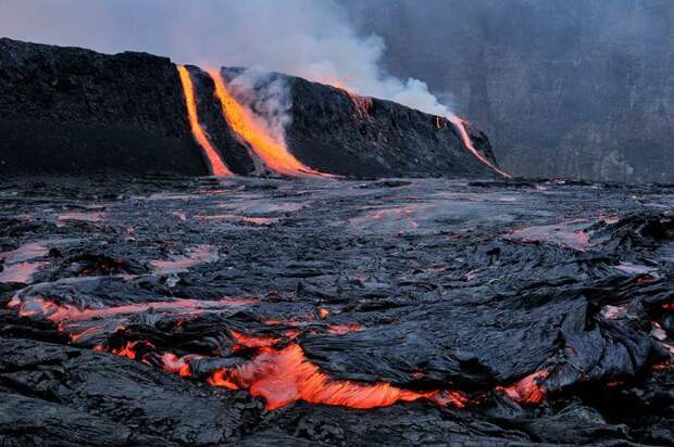 Кратер вулкана Nyiragongo (28 фото)