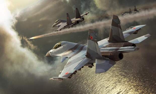 Российский истребитель разгромил британский "Тайфун" Российский истребитель разгромил британский Typhoon