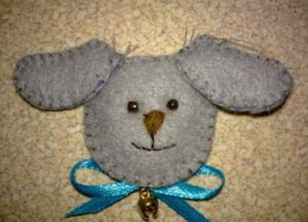 Барашек из фетра 14