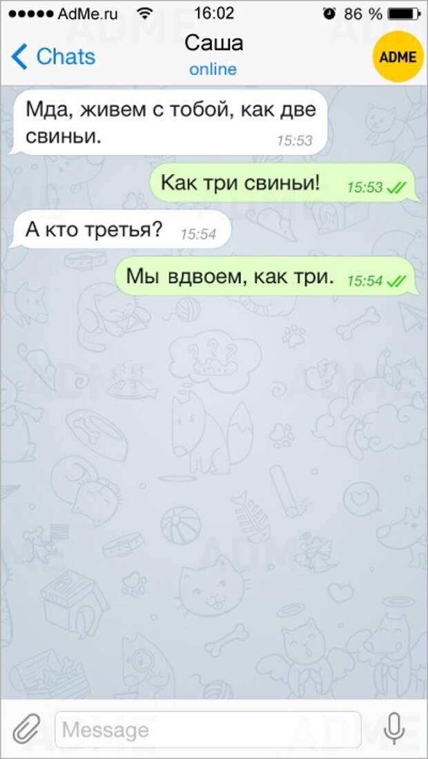 Прикольные СМС-ки