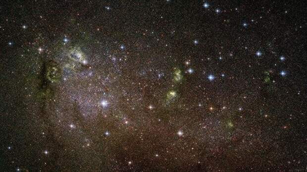 Неправильная галактика IC 10 в созвездии Кассиопея Неправильная галактика IC 10 в созвездии Кассиопея
