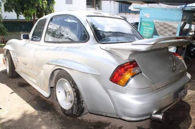 Самодельный Mercedes-Benz Gullwing из старого седана Mercedes Gullwing, gullwing, mercedes, mercedes-benz, mercedes-benz 300sl, реплика, своими руками