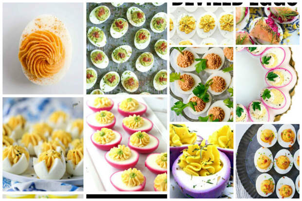Фаршированные яйца - вот уж где простор для фантазии - желток с овощами, паштетом, сыром и т.д. интересное, кулинария, рецепты, яйца