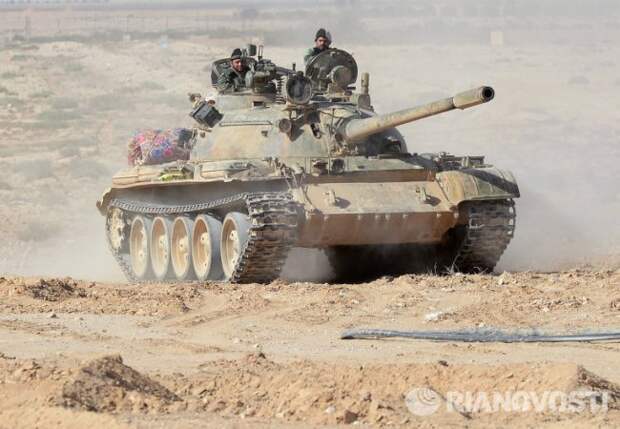 Армия Сирии находится уже в 20 км от Пальмиры