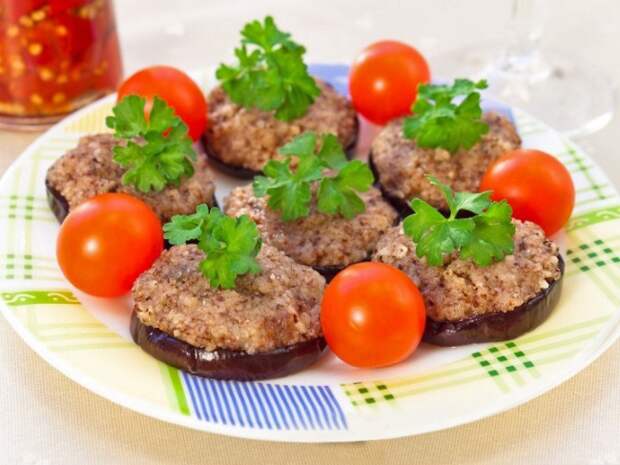 баклажаны с грецкими орехами