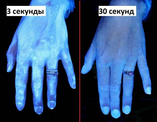 Смотрите и ужасайтесь. Как на самом деле выглядят ваши руки после мытья