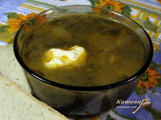 Зеленый борщ – рецепт с фото, украинская кухня
