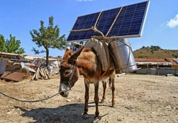 Солнечные батареи в Турции.