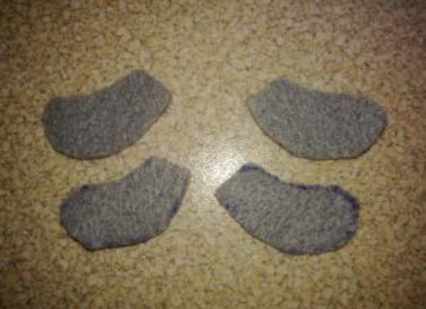 Барашек из фетра 11