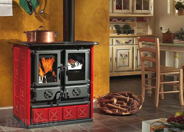 Дровяные печи-камины длительного горения для дачи