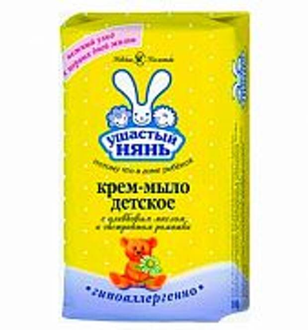 УШАСТЫЙ НЯНЬ, КРЕМ-мыло с экстрактом ромашки, 4*100 мл