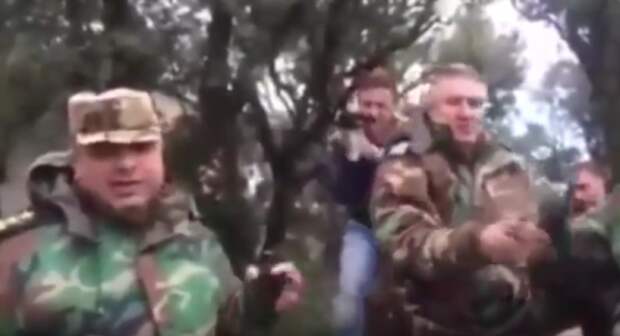 В сети появилось видео с российскими военными наблюдателями в Сирии