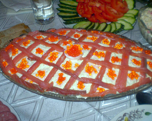 Салат в сетях Золотой рыбки
