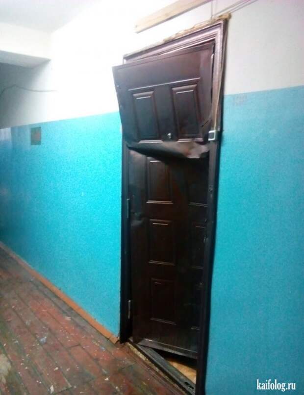 Прикольные двери (60 фото)