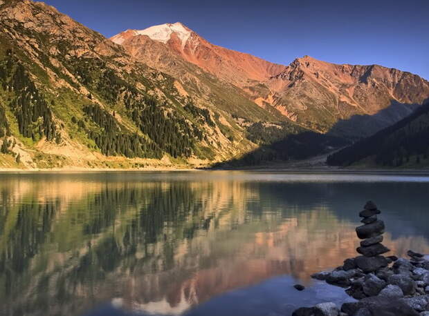 Большое алматинское озеро алматы, ссср