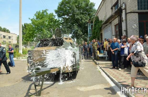 Украинская промышленность представила передвижной блокпост «Николаевец»