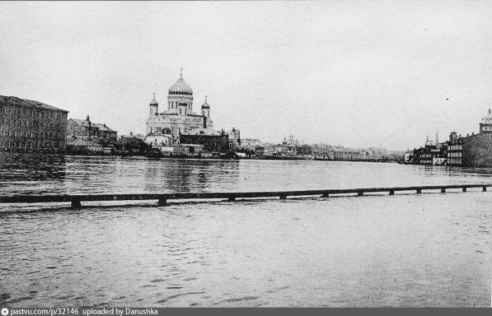 Сильное наводнение в Москве 1908-го года (48 фото)