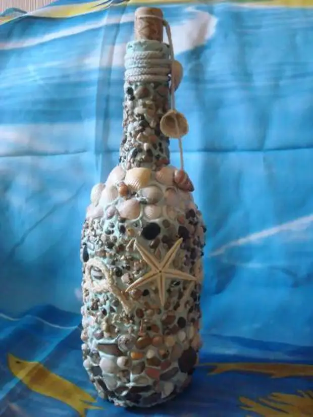 Декор вазы своими руками в морском стиле