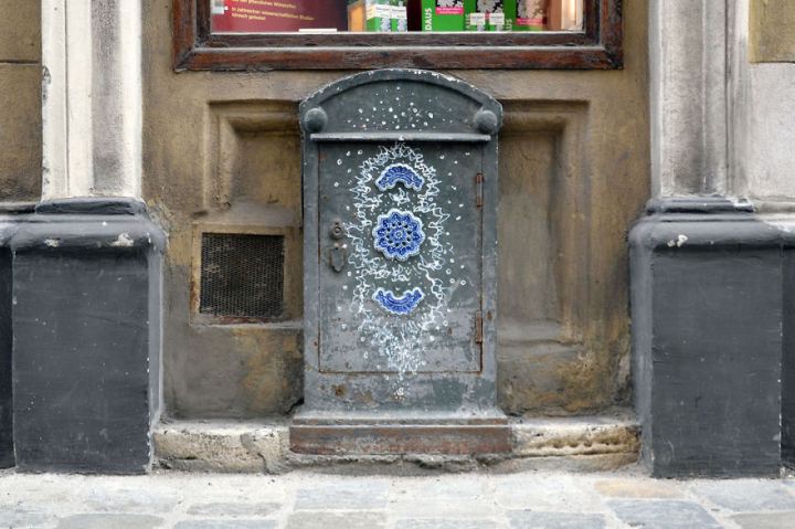 кружева, стрит-арт 